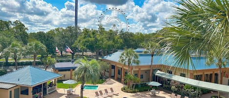 Vue depuis l’hébergement