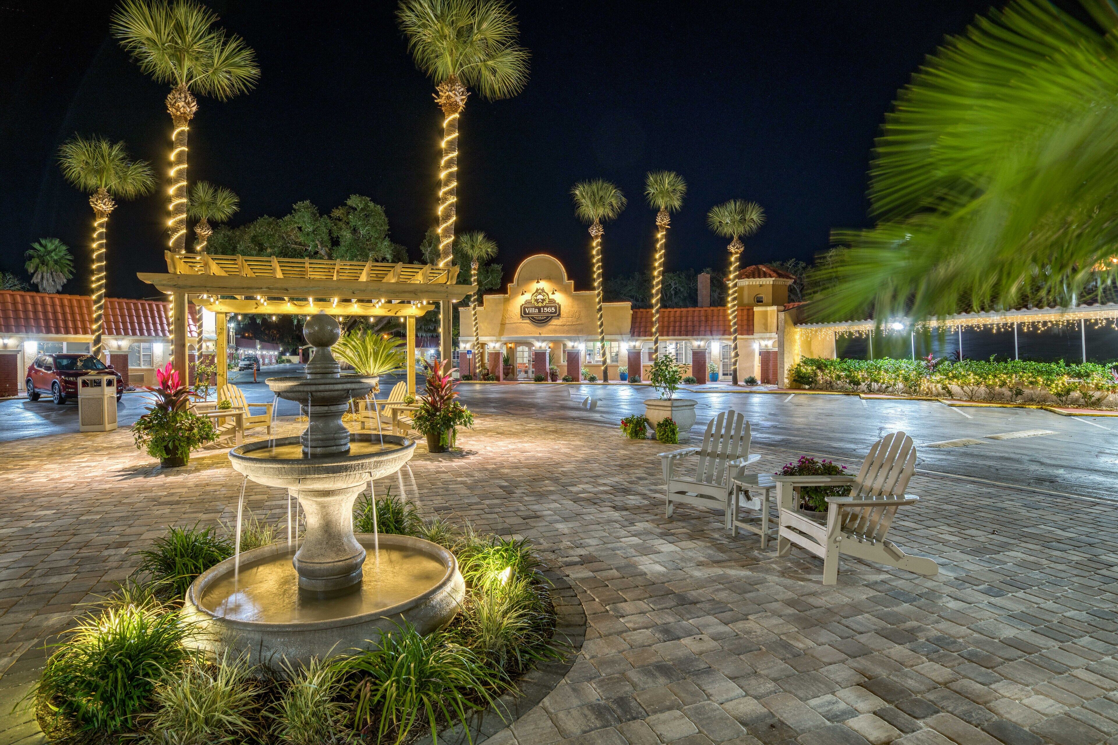 Front of property - evening/night