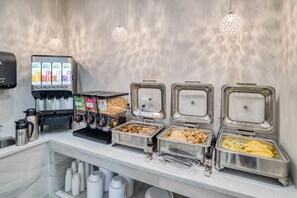 Free daily on-the-go breakfast