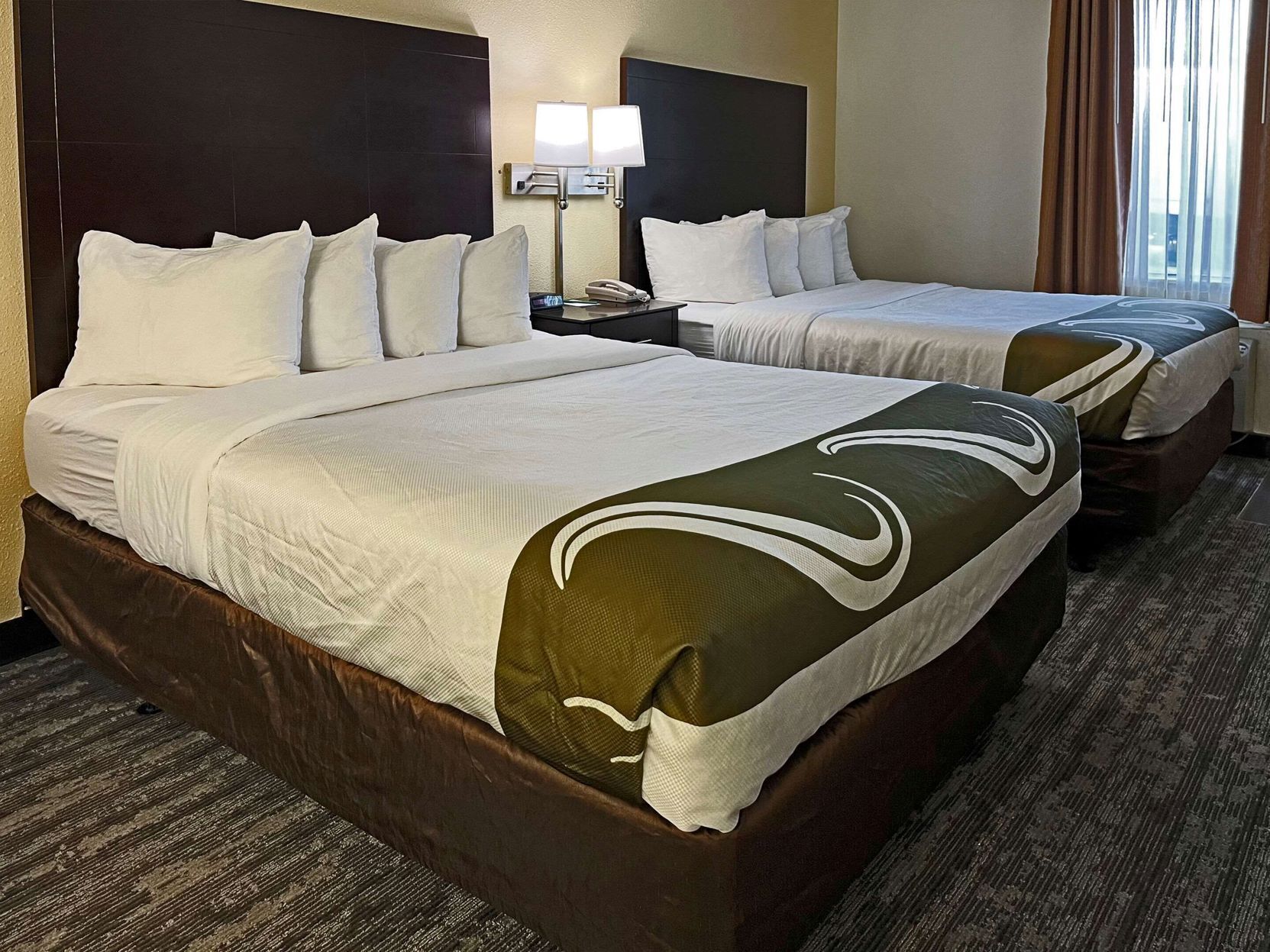 Blackout drapes, iron/ironing board, free cribs/infant beds, free WiFi