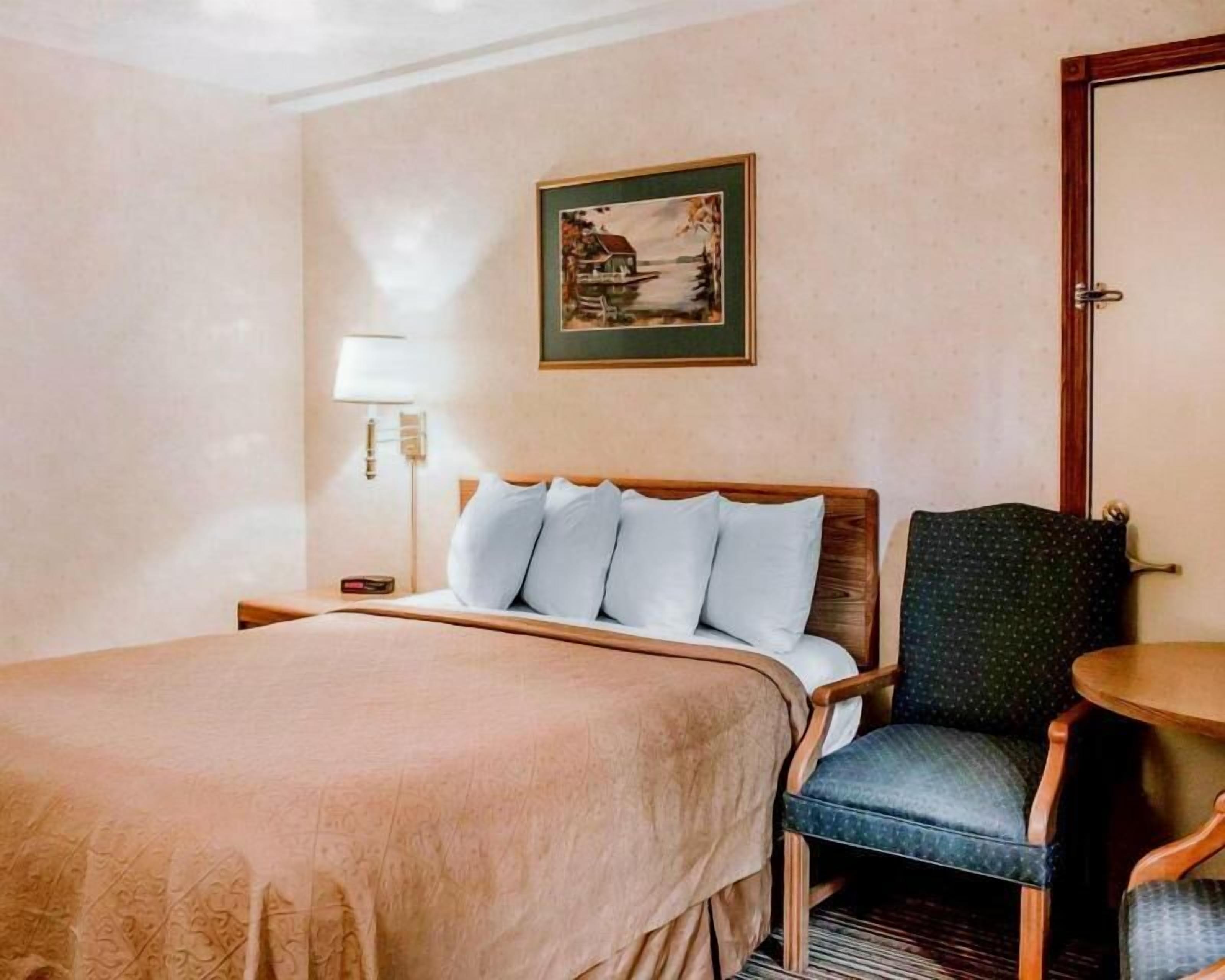 Blackout drapes, iron/ironing board, free cribs/infant beds, free WiFi