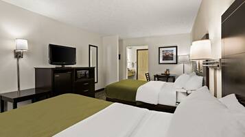 Chambre Standard, 2 lits doubles, non-fumeurs | 1 chambre, rideaux occultants, fer et planche à repasser