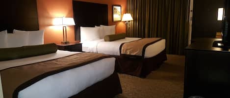 Standard Room, 2 Queen Beds, Non Smoking, Terrace | Premium bedding, in-room safe, desk, soundproofing