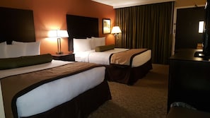 Standard Room, 2 Queen Beds, Non Smoking, Terrace | Premium bedding, in-room safe, desk, soundproofing
