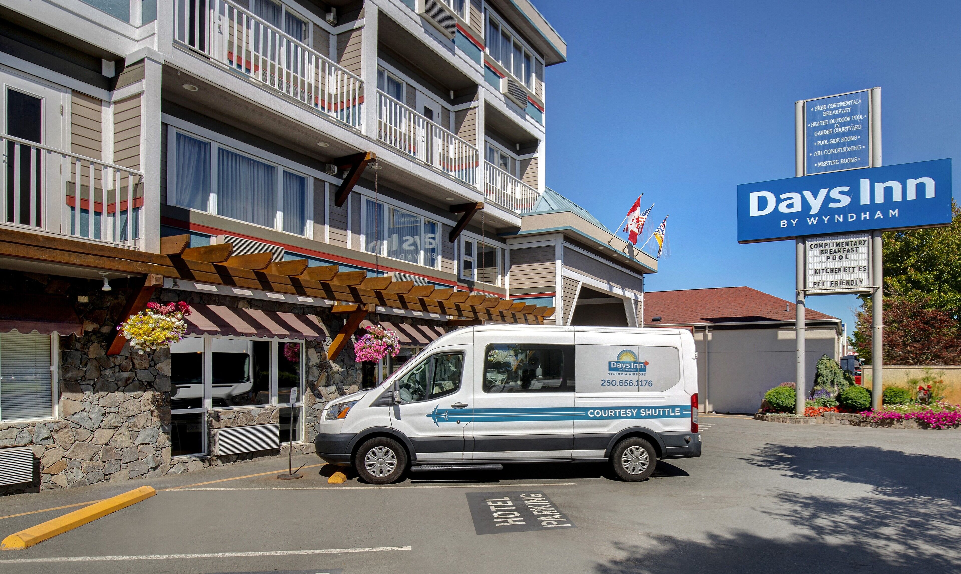 Overnatningsstedets facade