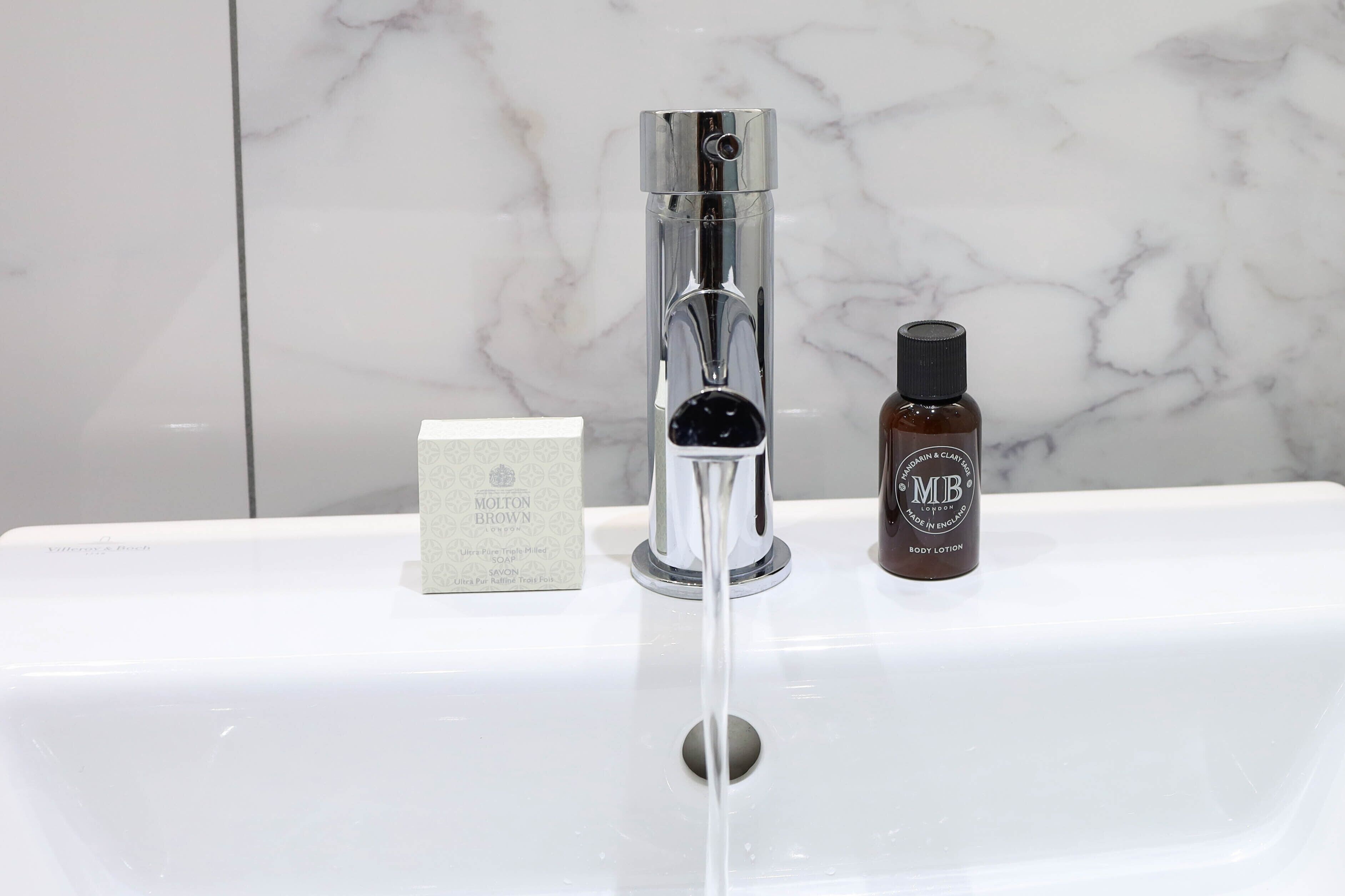 free toiletries, hair dryer, slippers, towels