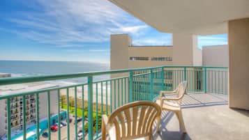 3 Bedroom Suite, Ocean View with Full Kitchen and Living Area | Balcony view
