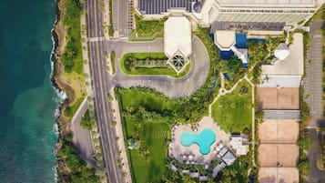 Vue depuis lâhĂ©bergement