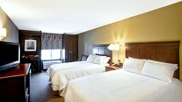 Two Double Beds, Non-Smoking | Iron/ironing board, free cribs/infant beds, rollaway beds, free WiFi