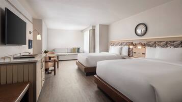 Deluxe Room, 2 Double Beds | Premium bedding, down duvets, pillow-top beds, in-room safe