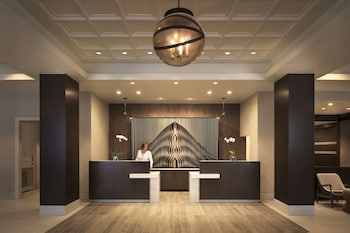 Hotel entrance and lobby at Hyatt Centric Fishermans Wharf San Francisco