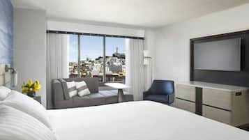 Room, 1 King Bed, City View | View from room