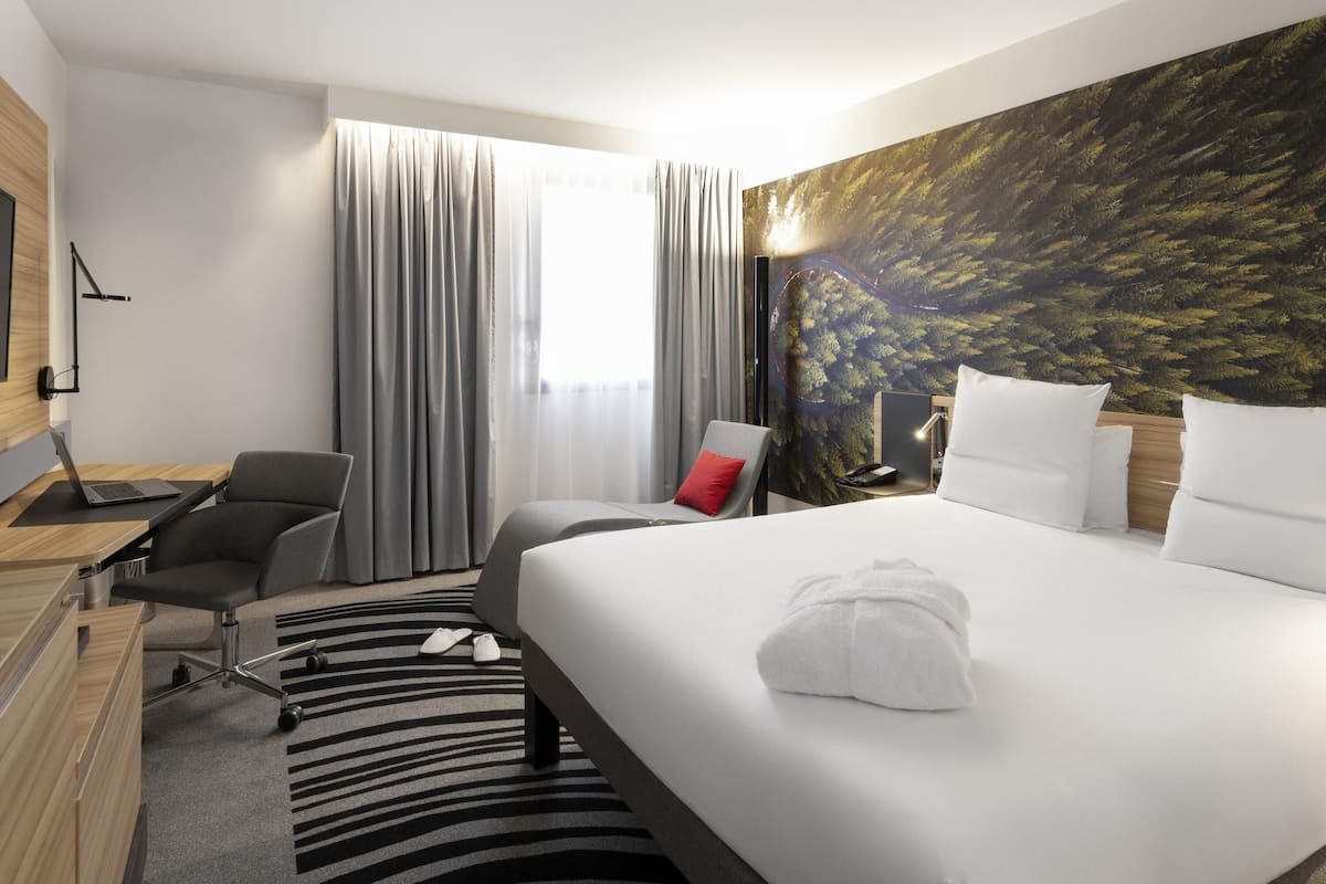 Executive-værelse - 1 dobbeltseng | Premium-sengetøj, pengeskab på værelset, mørklægningsgardiner