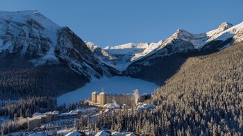 Hotel Exterior at Fairmont Chateau Lake Louise