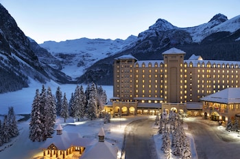 Hotel Exterior at Fairmont Chateau Lake Louise