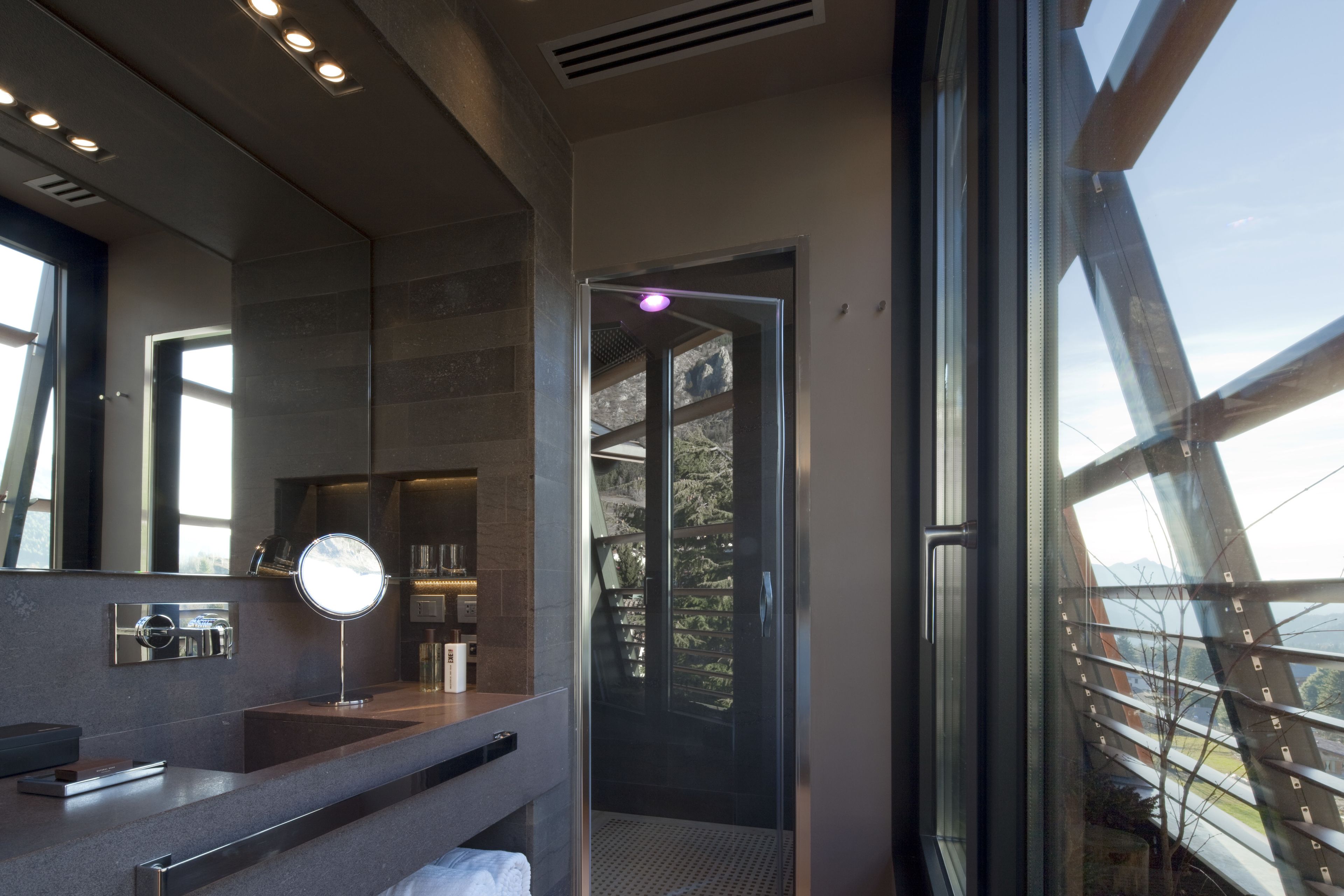 free toiletries, hair dryer, bathrobes, slippers