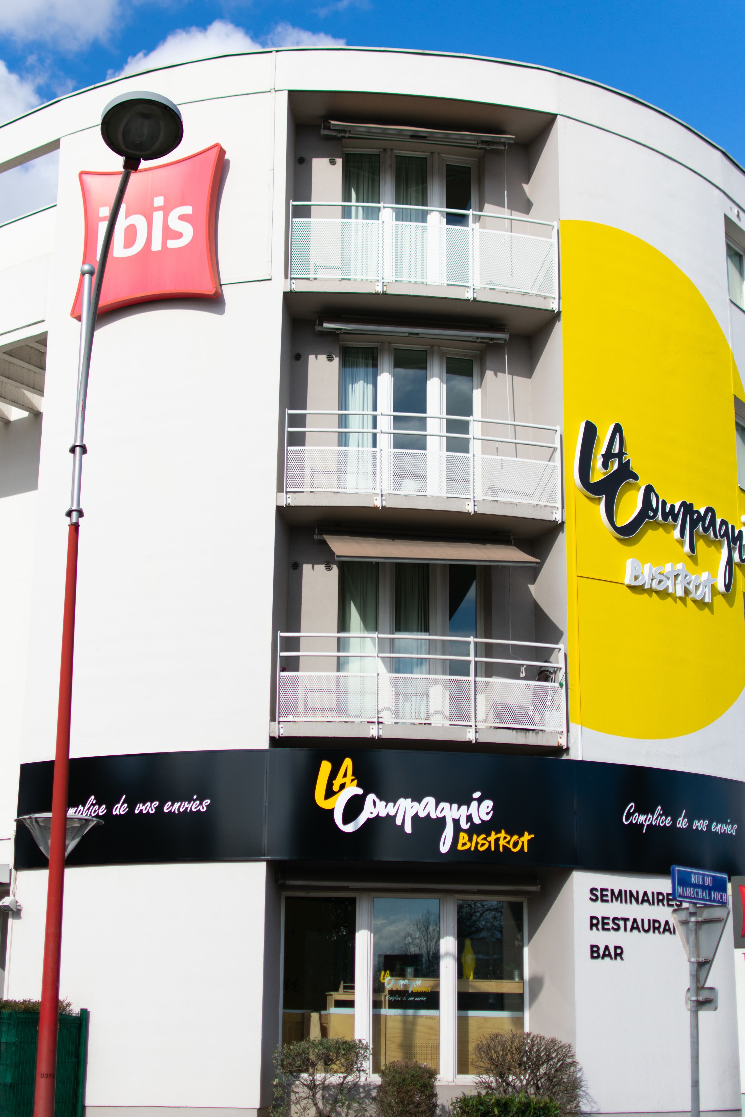 Voorkant van accommodatie