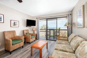 Individually decorated, individually furnished, desk, laptop workspace