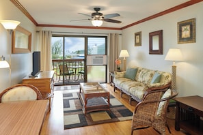 Condo, 1 Bedroom, Kitchen | Individually decorated, individually furnished, desk, laptop workspace