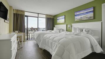 Standard Room, 2 Double Beds, Oceanfront | In-room safe, blackout drapes, iron/ironing board, free WiFi