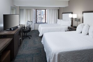 Room, 2 Queen Beds, Non Smoking (Arch View) | Hypo-allergenic bedding, in-room safe, desk, laptop workspace - Hampton Inn St. Louis-Downtown (At the Gateway Arch) (St. Louis)