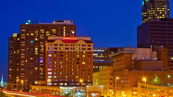 Front of property – evening/night