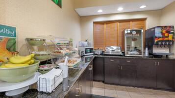 Free buffet breakfast
