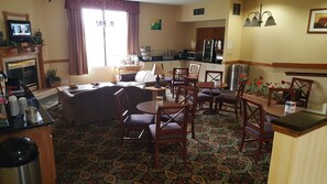 Free buffet breakfast