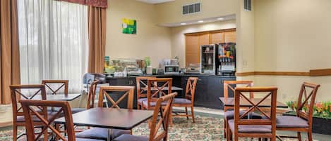 Free buffet breakfast