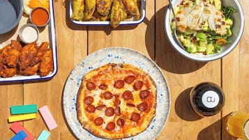 Lunch, dinner and brunch served
