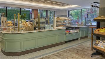 Daily to-go breakfast for a fee