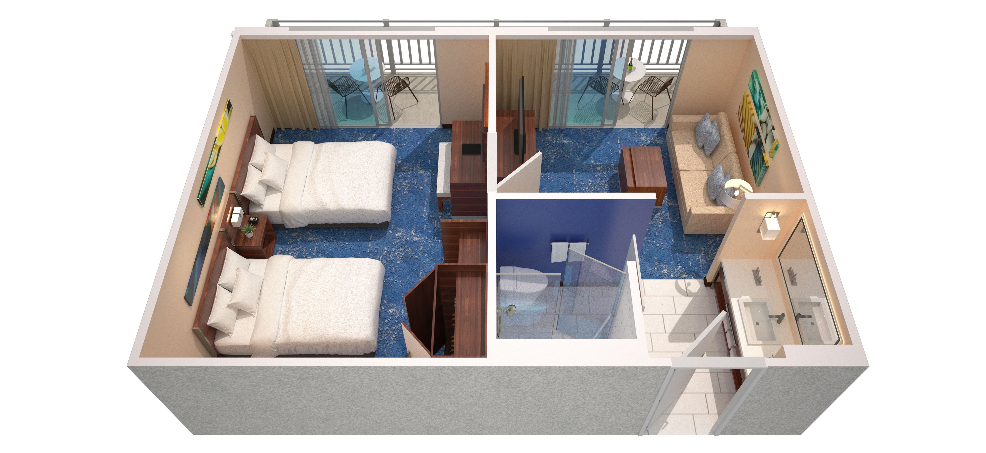 suite, 1 bedroom, city view | 1 bedroom, premium bedding, in-room safe, blackout curtains