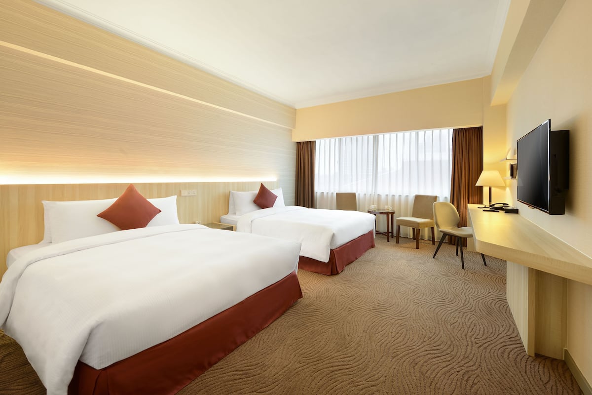 Family Room | Premium bedding, in-room safe, desk, blackout curtains