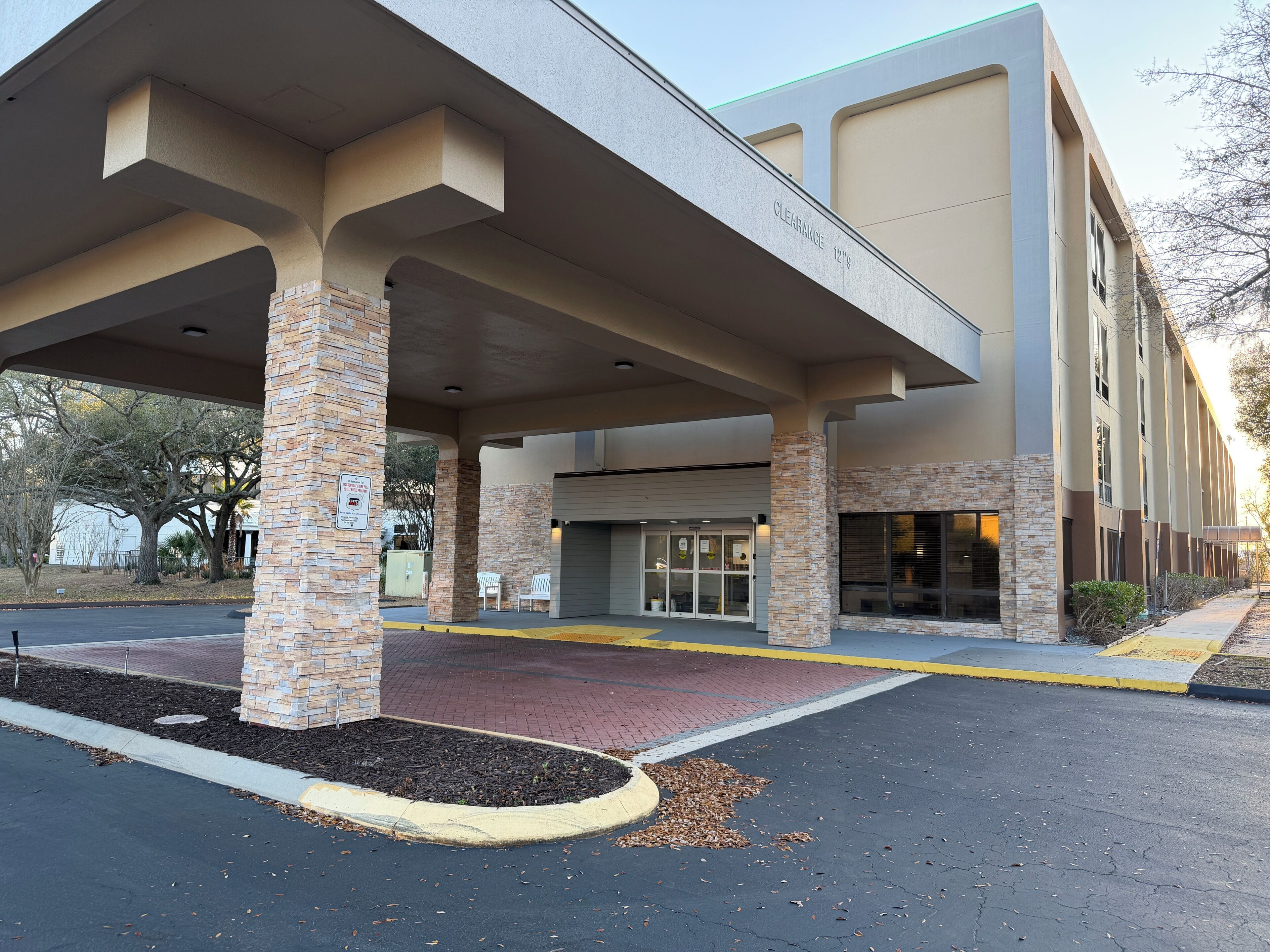 Voorkant van accommodatie