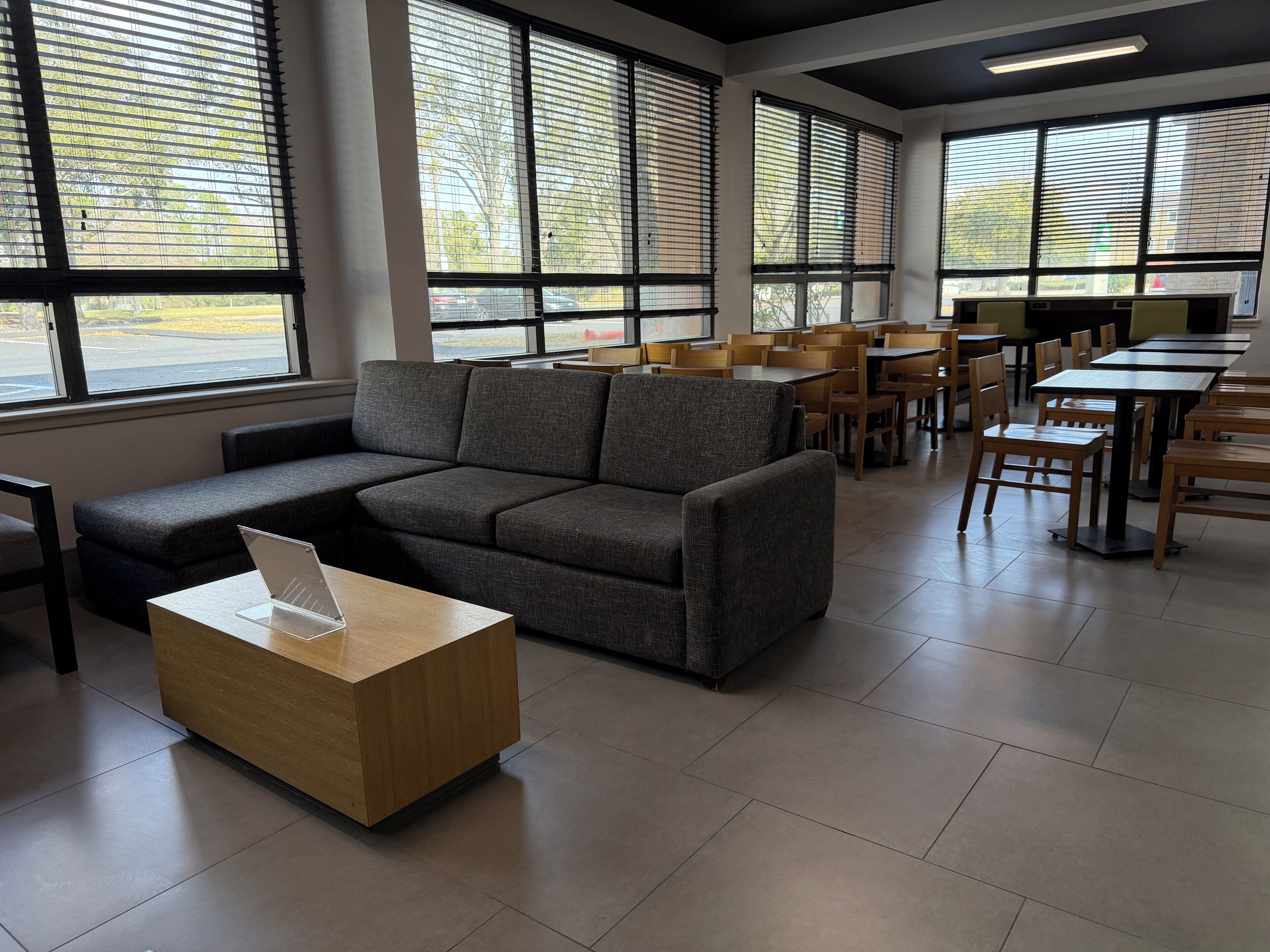 Sitteområde i lobbyen