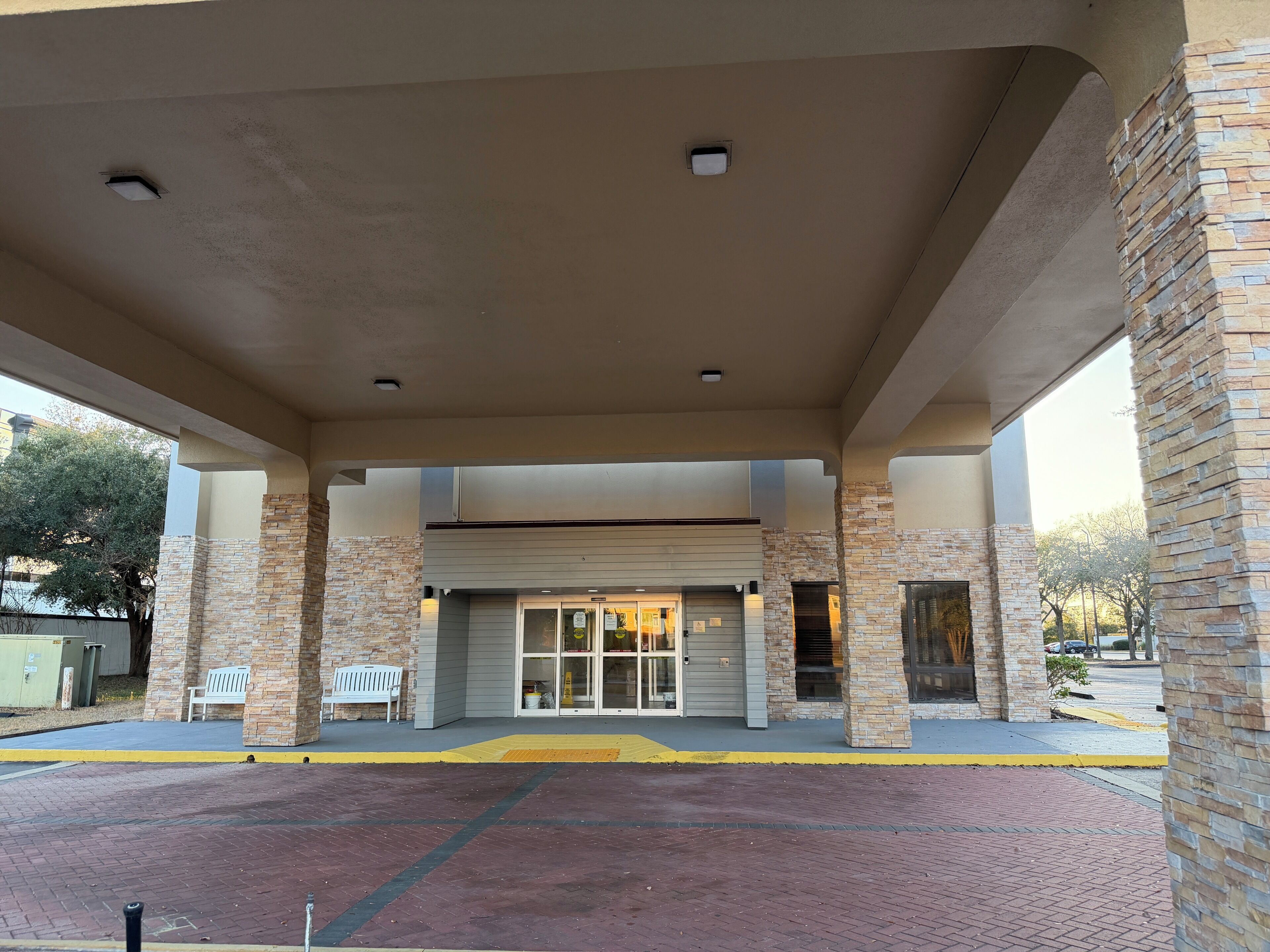 Majoituspaikan julkisivu