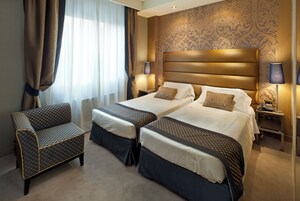 Down comforters, minibar, in-room safe, desk