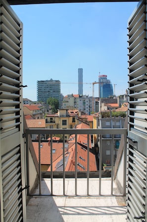 Vue sur la ville depuis l’hébergement 