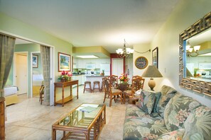 In-room safe, iron/ironing board, free cribs/infant beds, free WiFi