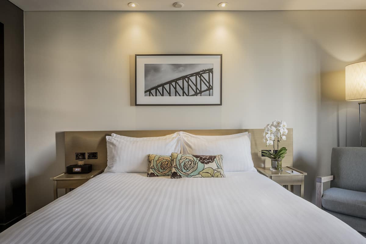 1 habitación y ropa de cama hipoalergénica