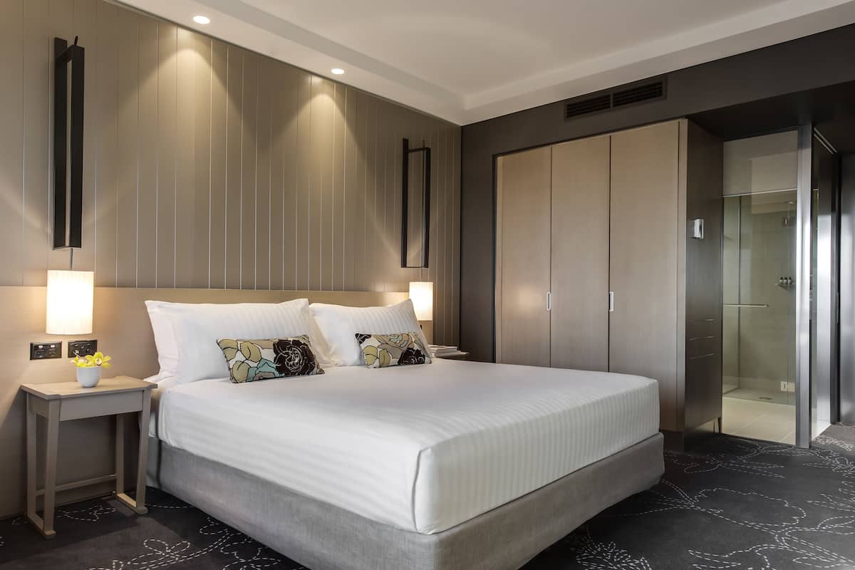 1 habitación y ropa de cama hipoalergénica
