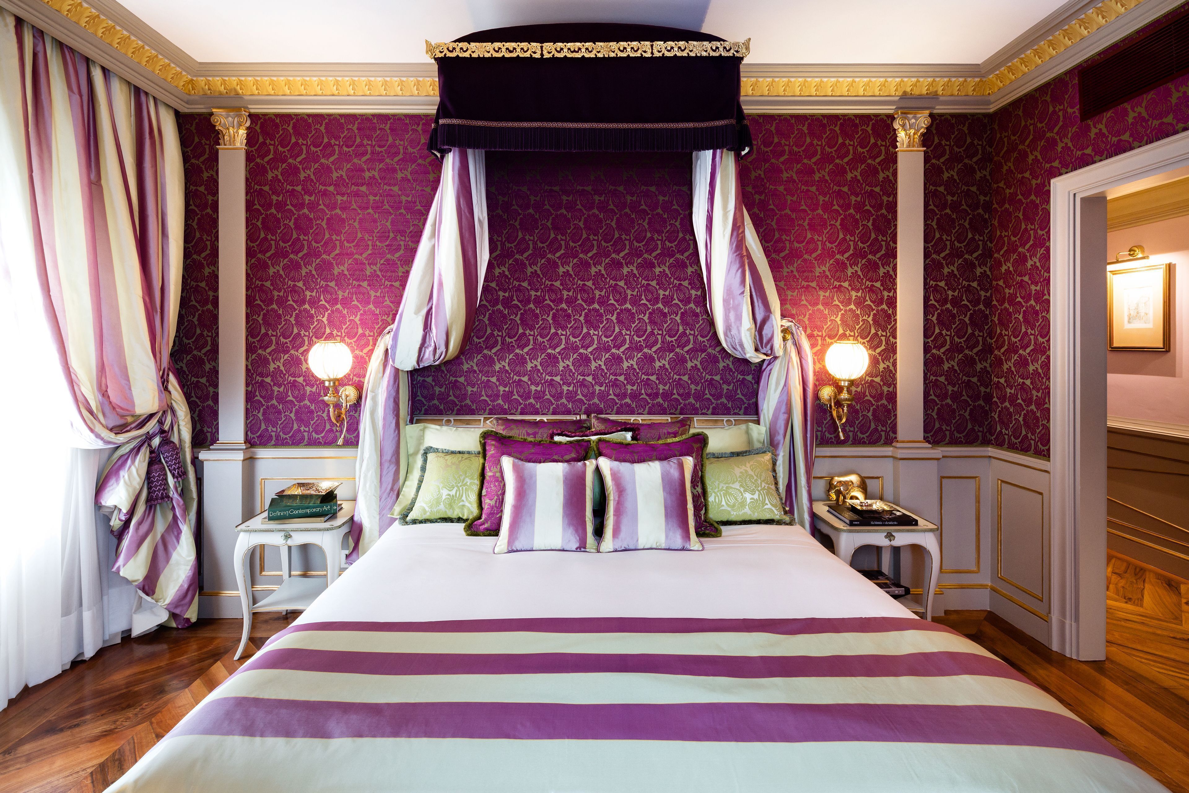 Premium bedding, down comforters, minibar, in-room safe