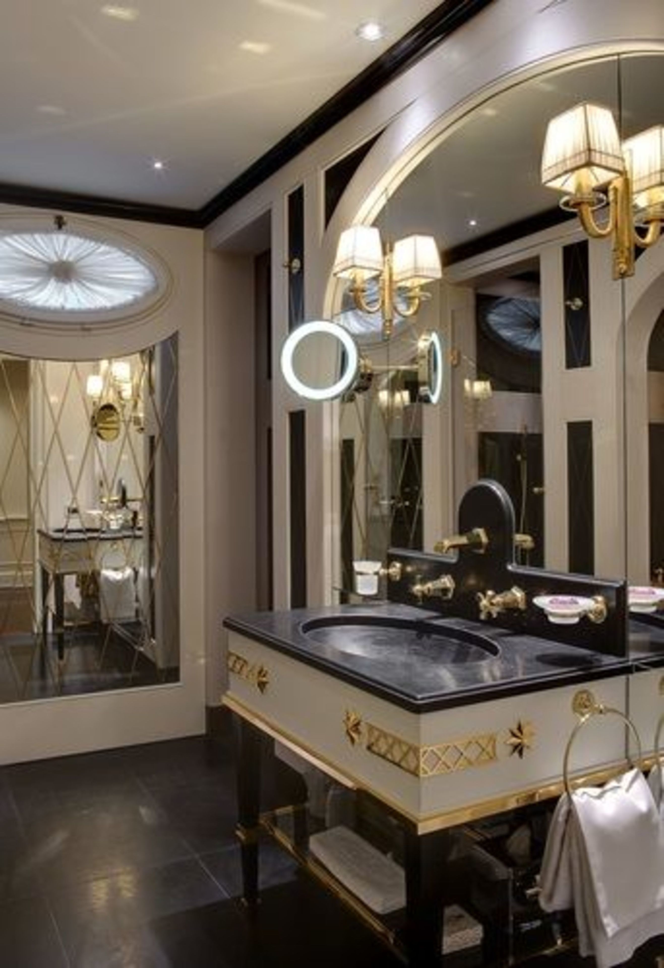 junior suite | bathroom | designer toiletries, hair dryer, bathrobes, slippers