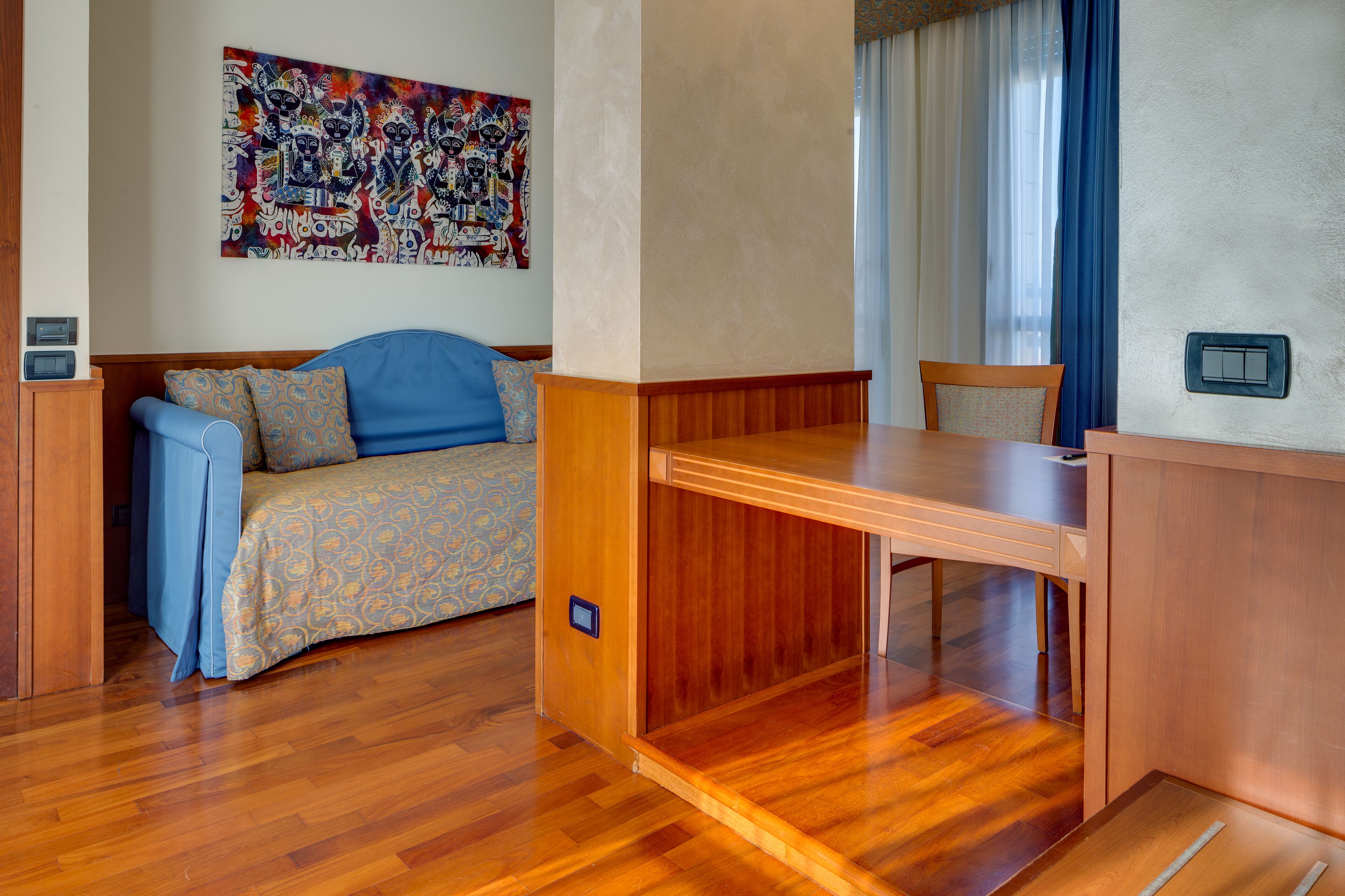 family room | premium bedding, down duvets, tempur-pedic beds, minibar