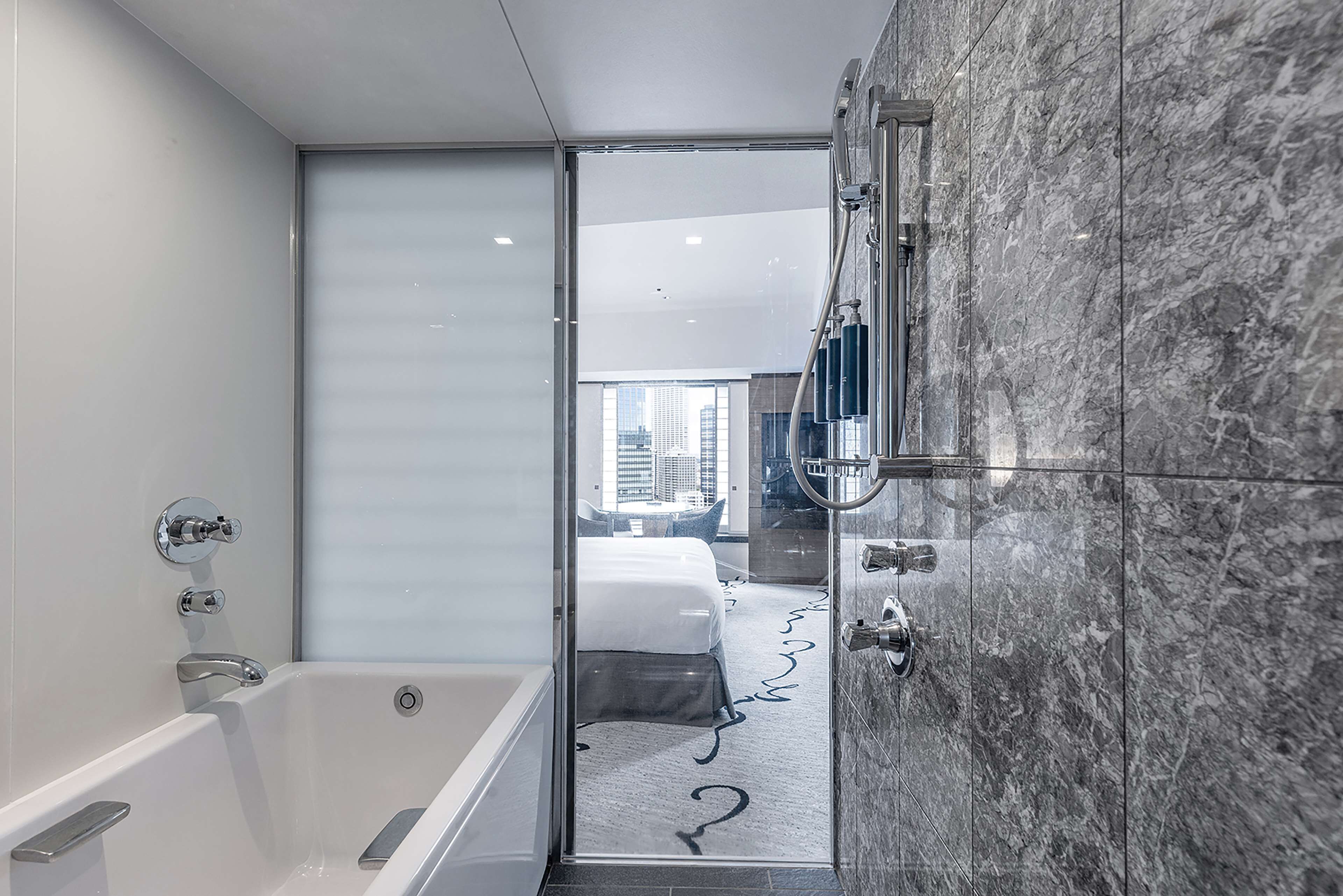 free toiletries, hair dryer, slippers, bidet