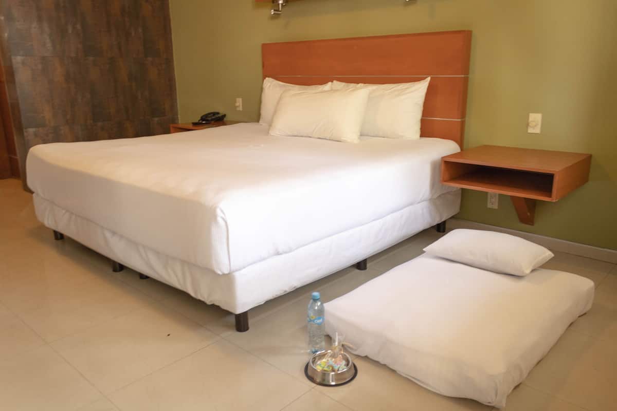 In-room safe, desk, laptop workspace, blackout drapes