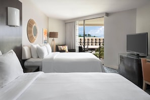 Room, 2 Double Beds, Balcony, Pool View