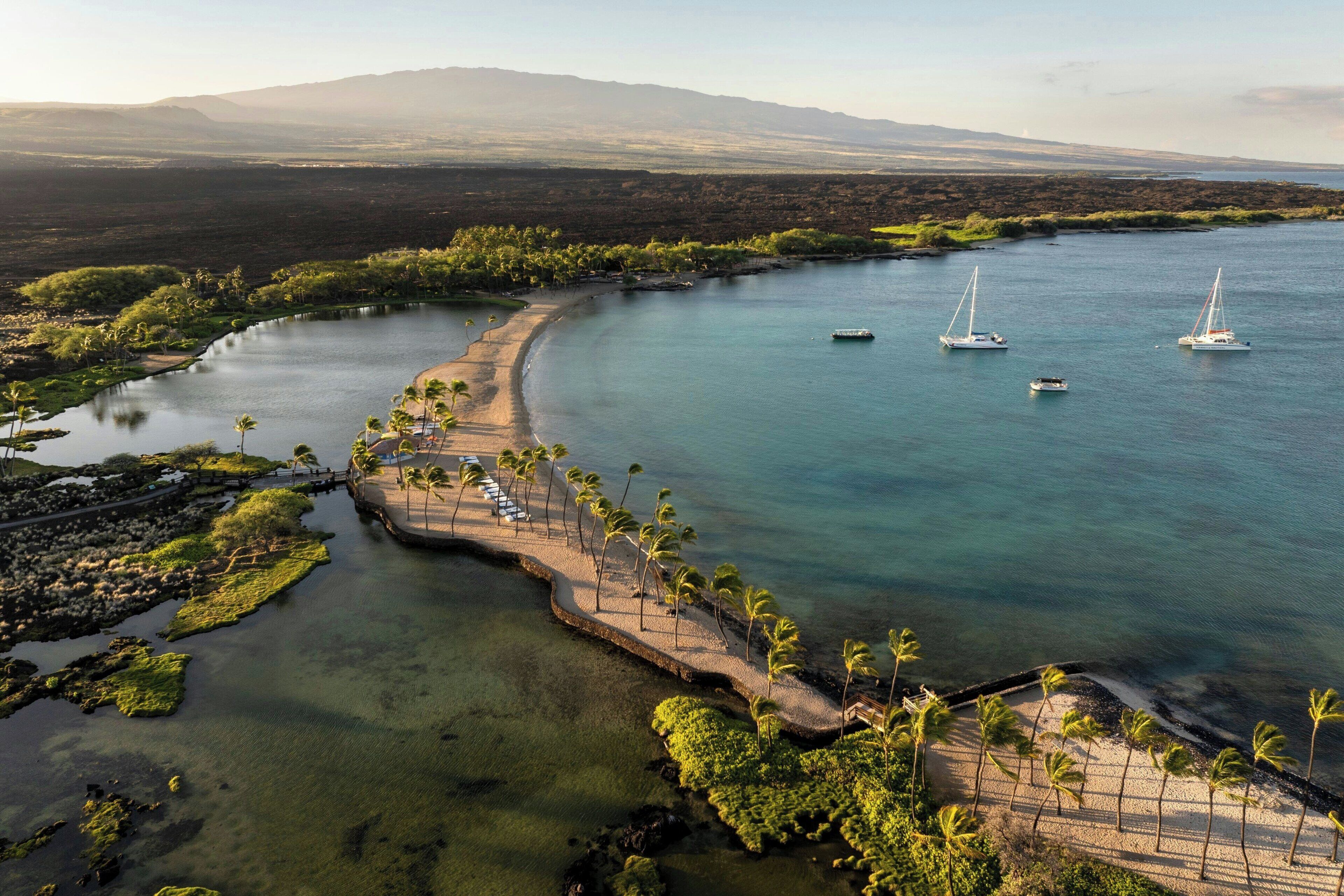 Ranta lähistöllä, valkoista hiekkaa, snorklausmahdollisuus