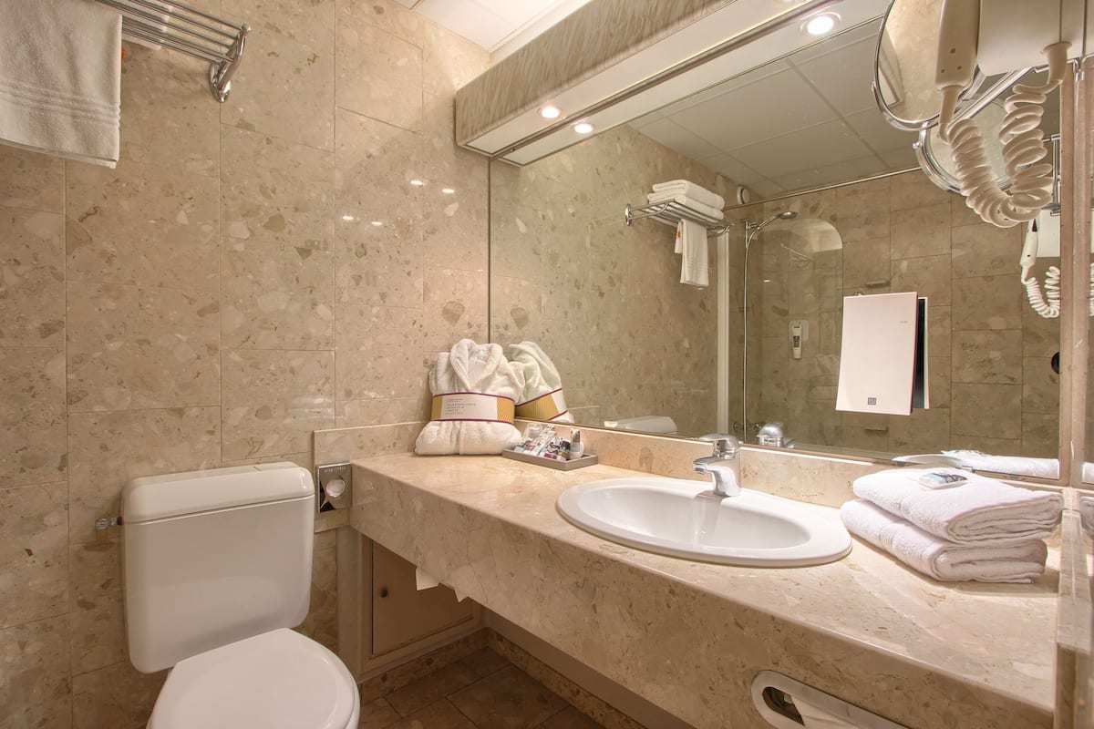 privilege, room, 1 double bed | bathroom | bathtub, eco-friendly toiletries, hair dryer, bidet