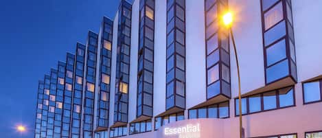 Façana frontal de l'allotjament